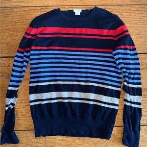 Crewcuts Multicolor Striped Crewneck Sweater